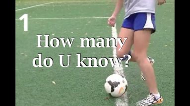 20 soccer dribbling drills:  How many do U know?