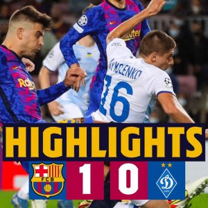 IMPORTANT WIN! 💪🔵🔴HIGHLIGHTS | Barça 1–0 Dinamo Kiev | Uefa Champions League Group Stage