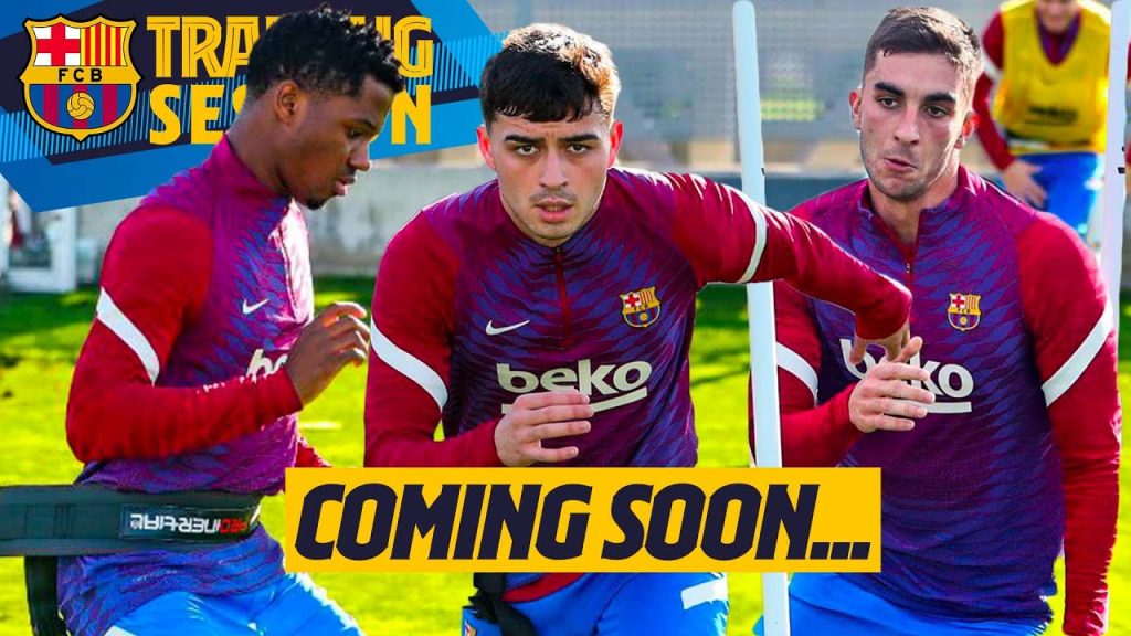 FERRAN TORRES, PEDRI & ANSU FATI TRAINING FOR 2022! 💪💪2️⃣0️⃣2️⃣2️⃣