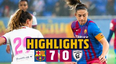 BARÇA 7 – 0 MADRID CFF | HIGHLIGHTS 💥 ⚽