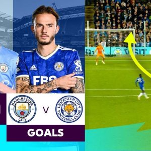 10 MAGICAL Man City vs Leicester Goals | Premier League | De Bruyne, Maddison & more!