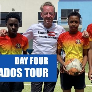 Day 4 of the SoccerCoachTV summer tour in Barbados.