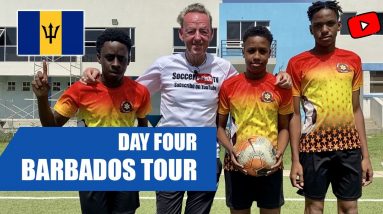 Day 4 of the SoccerCoachTV summer tour in Barbados.