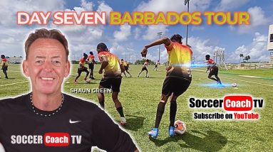 Day 7 of  the SoccerCoachTV summer tour in Barbados.