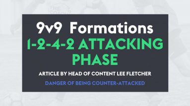 Danger of being counter-attacked when playing in the 1-2-4-2 Formation (9v9 Format)