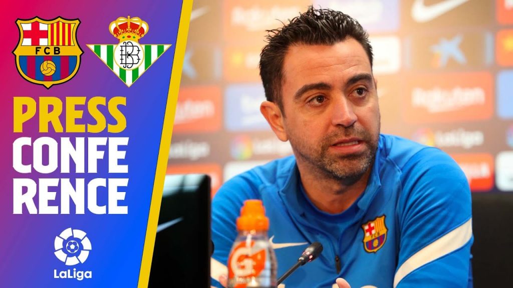 🔴 LIVESTREAM: XAVI PRESS CONFERENCE (BARÇA - BETIS PREVIEW)