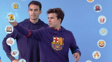 🤪 BARÇA EMOJIS with ERIC GARCIA & RIQUI PUIG