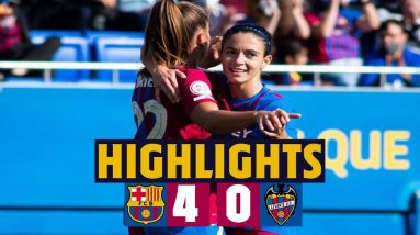 ⚽🚀 INVINCIBLE AT ESTADI JOHAN CRUYFF  | HIGHLIGHTS BARÇA 4 - LEVANTE 0