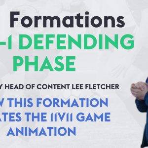 9v9 Formations: 1-4-3-1 Formation Defending Phase - How this formation relates to the 11v11 game
