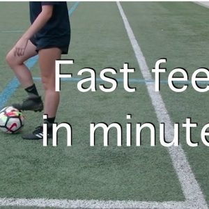 Four Minute Fast Footwork.   Tabata T test