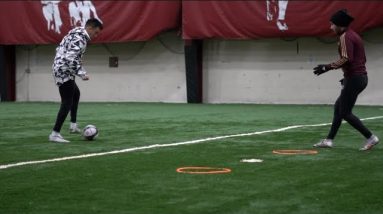 High Intensity Soccer Drills for Preseason with a Professional Footballer!