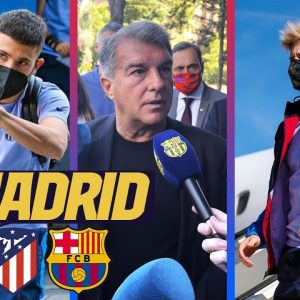 🚨 TRIP TO MADRID with LAPORTA COMMENT ahead of ATLETICO - BARÇA ✈️