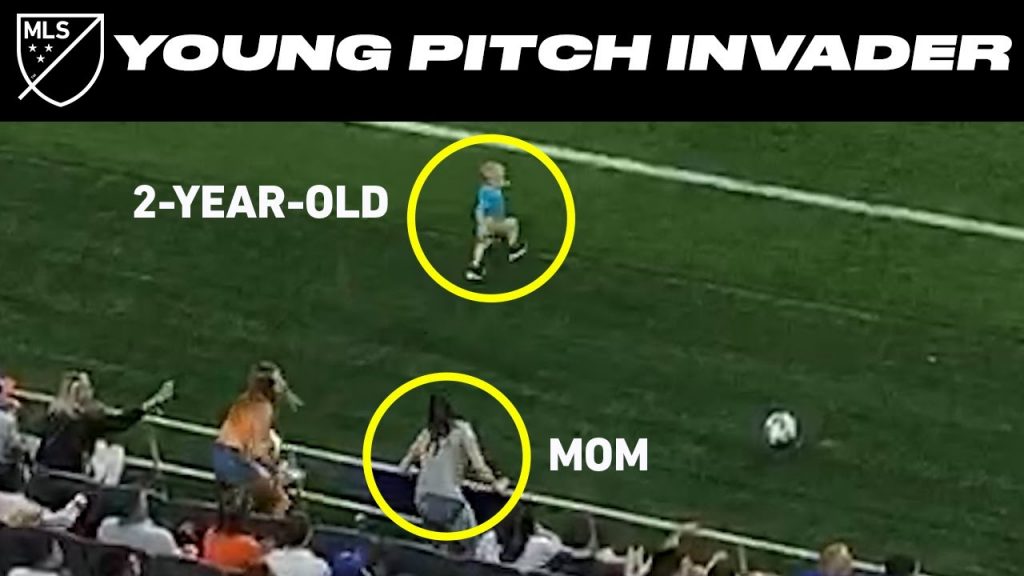 Mom TACKLES Two-Year-Old Son After He Ran Onto the Field!