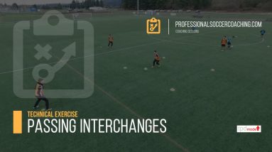 Passing Interchanges | Passing Soccer Drills