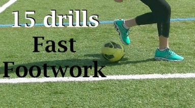 Soccer ball mastery workout --real time fast feet