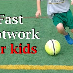 Soccer fast footwork for kids