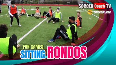 SoccerCoachTV - Fun Sitting Rondo Games.