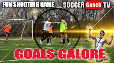 SoccerCoachTV - "Goals Galore" Fun Shooting Game.