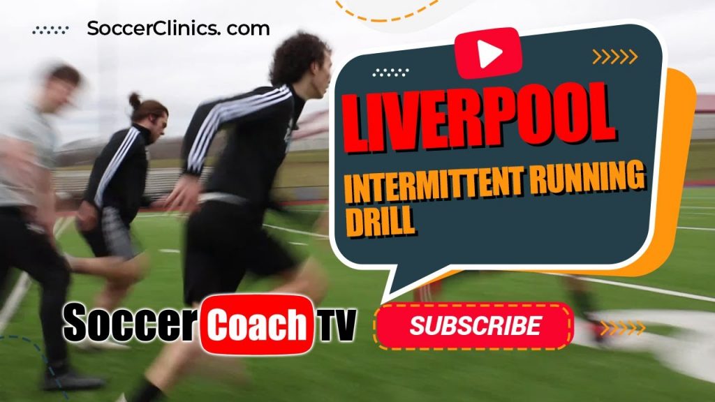 SoccerCoachTV - Liverpool Intermittent Running Drill.