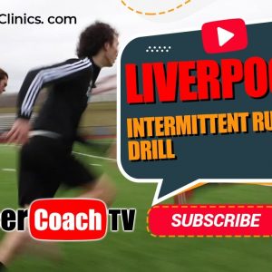 SoccerCoachTV - Liverpool Intermittent Running Drill.