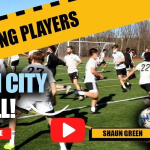 SoccerCoachTV - Man City Tracking Players Drill.