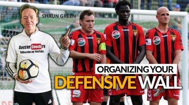 SoccerCoachTV - Organizing Your Defensive Wall.