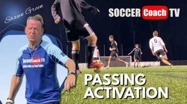 SoccerCoachTV - Passing Activation. Try this after your Warm Up.