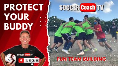 SoccerCoachTV - Protect Your Buddy Fun Team Building Game.