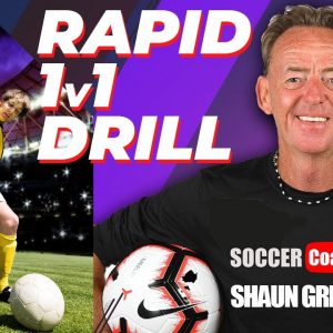 SoccerCoachTV - Rapid 1v1 Drill. Try this at your next practice session.
