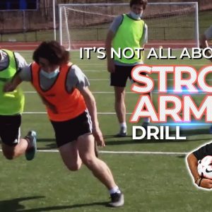 SoccerCoachTV - Strong Arm Drill.
