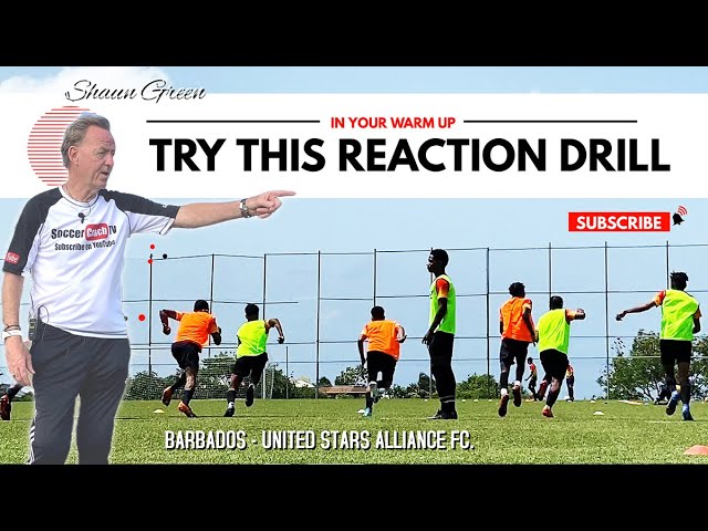 SoccerCoachTV - Try this Fun Sprint Reaction Drill at your next Practice.