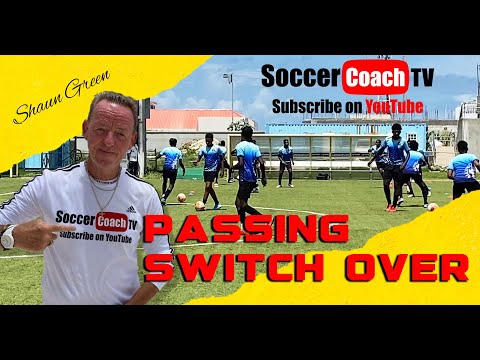 SoccerCoachTV - Try this Passing Switch Over Drill.