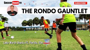 SoccerCoachTV - Try this Rondo Gauntlet Drill with your team.