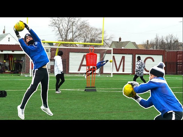 Training with a Subscriber! Shooting and Finishing Session on a College Goalkeeper