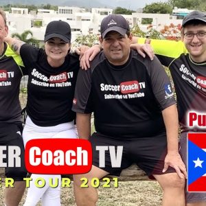 Some video clips from the first 2 days of the SoccerCoachTV summer tour in Ponce, Puerto Rico.