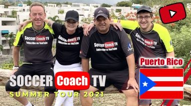 Some video clips from the first 2 days of the SoccerCoachTV summer tour in Ponce, Puerto Rico.