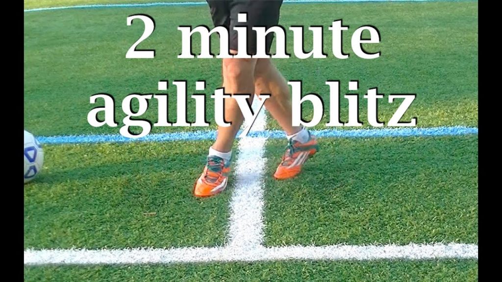 The two minute agility blitz for soccer players