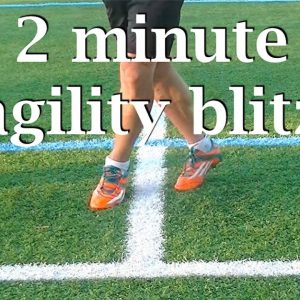 The two minute agility blitz for soccer players
