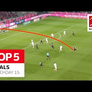 Top 5 Goals • Musiala, Bensebaini & More | Matchday 15 - 2021/22