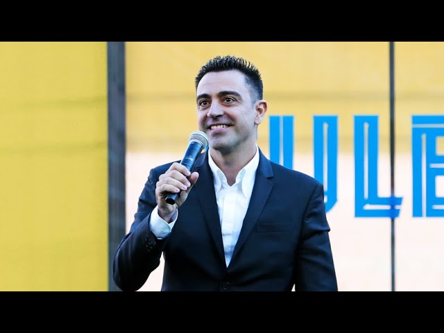 XAVI’S SPEECH AT CAMP NOU 🔥💙❤️