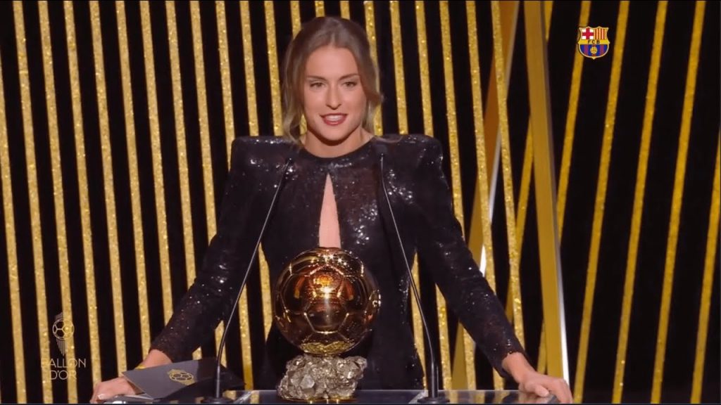 ALEXIA PUTELLAS WINS BALLON D'OR 2021! 🏆🔵🔴