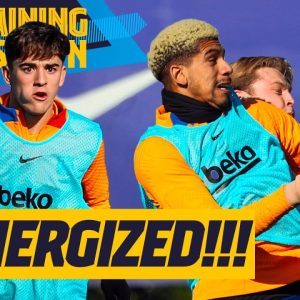 BARÇA ELECTRIC IN TRAINING TODAY! ⚡💪