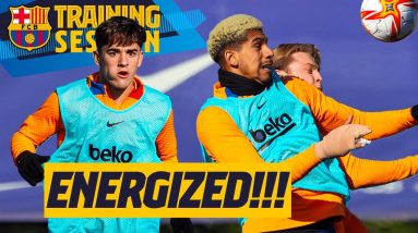 BARÇA ELECTRIC IN TRAINING TODAY! ⚡💪