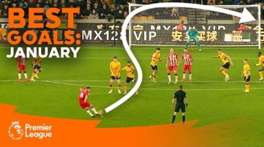 INSANE Knuckleball Free Kick | BEST Premier League Goals | January