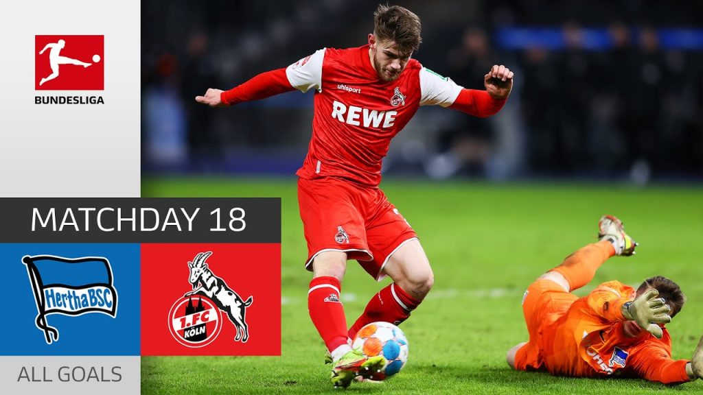 Last-Minute Goal wraps it up  | Hertha Berlin - 1. FC Köln 1-3 | All Goals | Bundesliga 2021/22