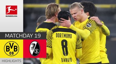 Borussia Dortmund - SC Freiburg 5-1 | Highlights | Matchday 19 – Bundesliga 2021/22