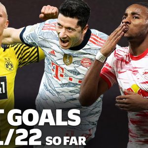 Top 10 Goals 21/22 So Far • Lewandowski, Haaland & Co.
