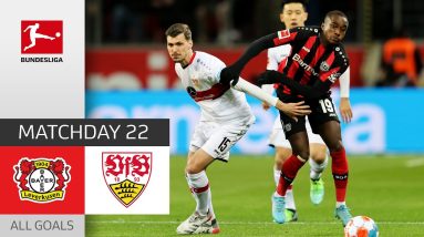 Leverkusen Stay on Track! | Leverkusen - Stuttgart 4-2 | All Goals | Matchday 22 – Bundesliga 21/22