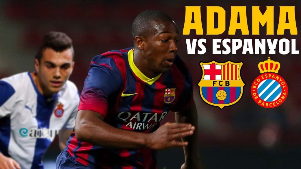ADAMA'S BEST PLAYS AGAINST ESPANYOL IN LA MASIA