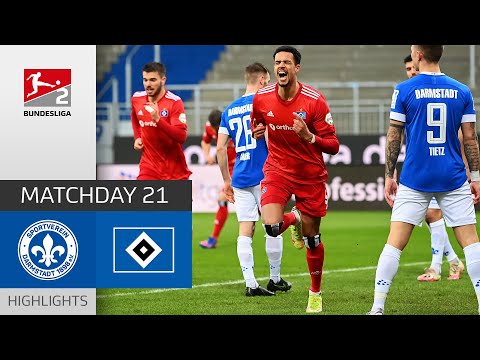 Record Hat-Trick & 5 Goals! | Darmstadt 98 - Hamburger SV 0-5 | Highlights | MD 21 –  Bundesliga 2